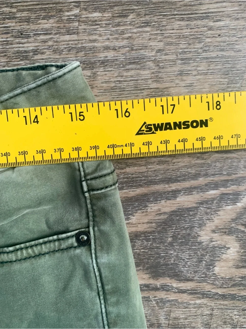 Free People Utility Straight Leg Indie-Sleeze Women’s Olive Green Fitted Chinos